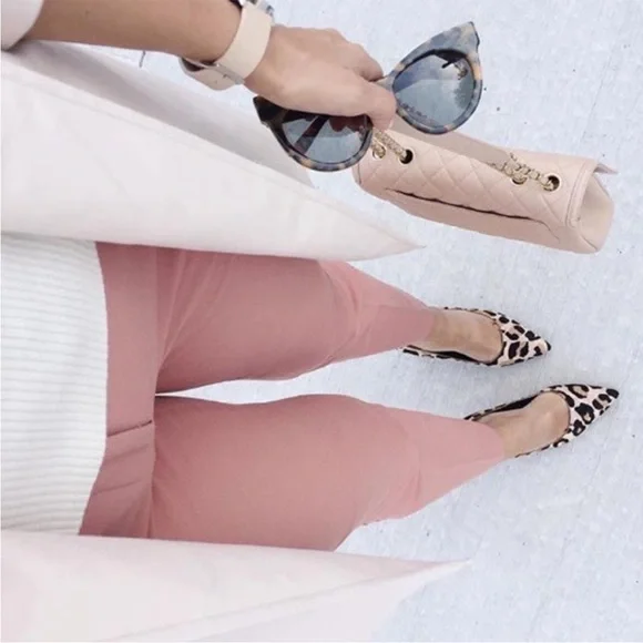 Leopard Calf Hair Heel Pumps - Picture 3 of 3